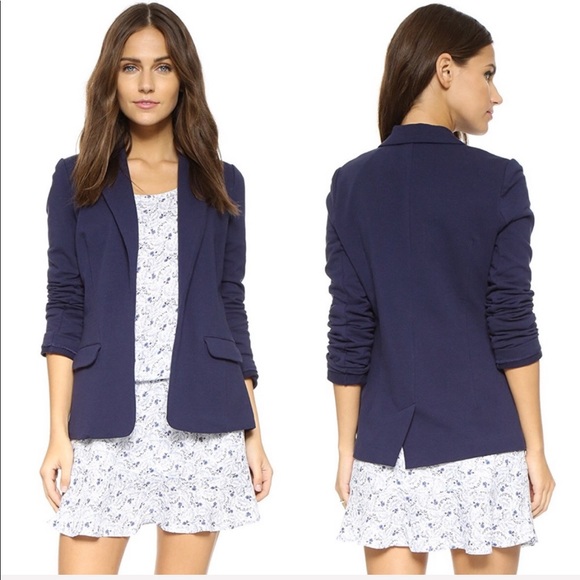 Soft Joie Jackets & Blazers - SALE • Soft Joie • Camylle Open Front Blazer Peacoat Blue